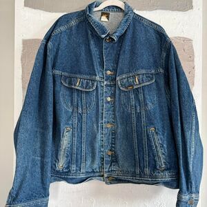 Lee Men's Blue and Navy Jacket
